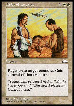 Debt of Loyalty (Weatherlight) Heavy Play
