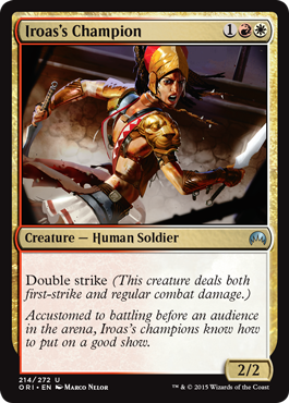 Iroas's Champion (Magic Origins) Light Play