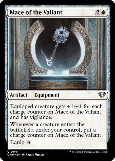 Mace of the Valiant (Commander Masters) Light Play
