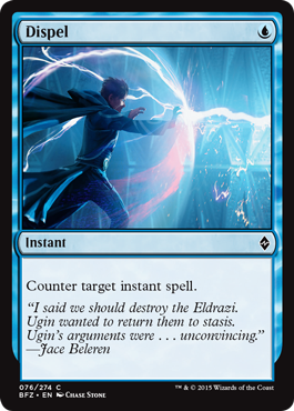 Dispel (Battle for Zendikar) Light Play