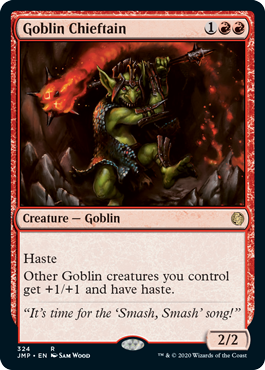 Goblin Chieftain (Jumpstart) Light Play