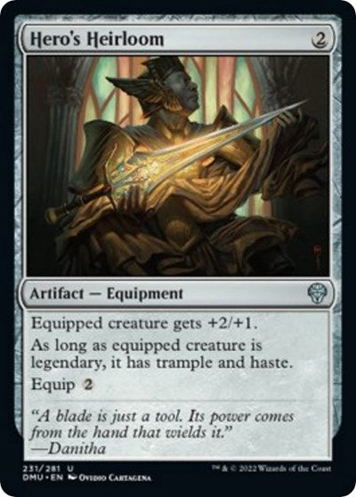 Hero's Heirloom (Dominaria United) Light Play Foil