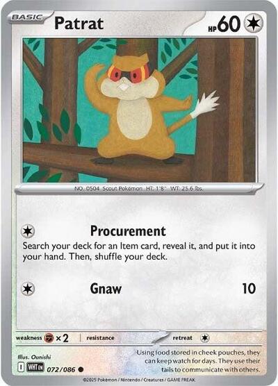 Patrat (SV: White Flare) Light Play