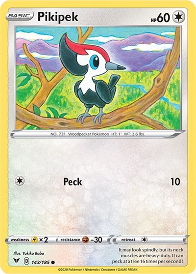Pikipek (SWSH04: Vivid Voltage) Medium Play