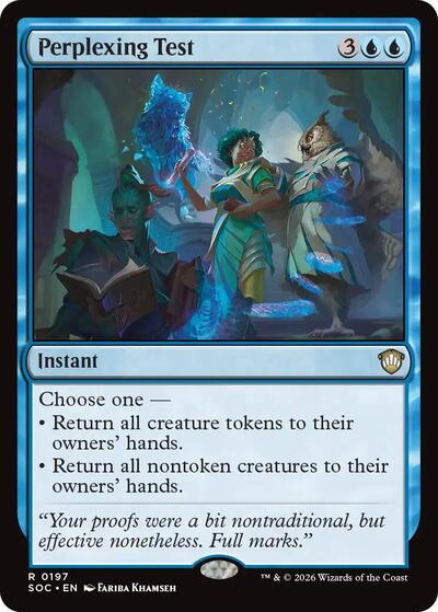 Perplexing Test (Commander: Secrets of Strixhaven) Light Play