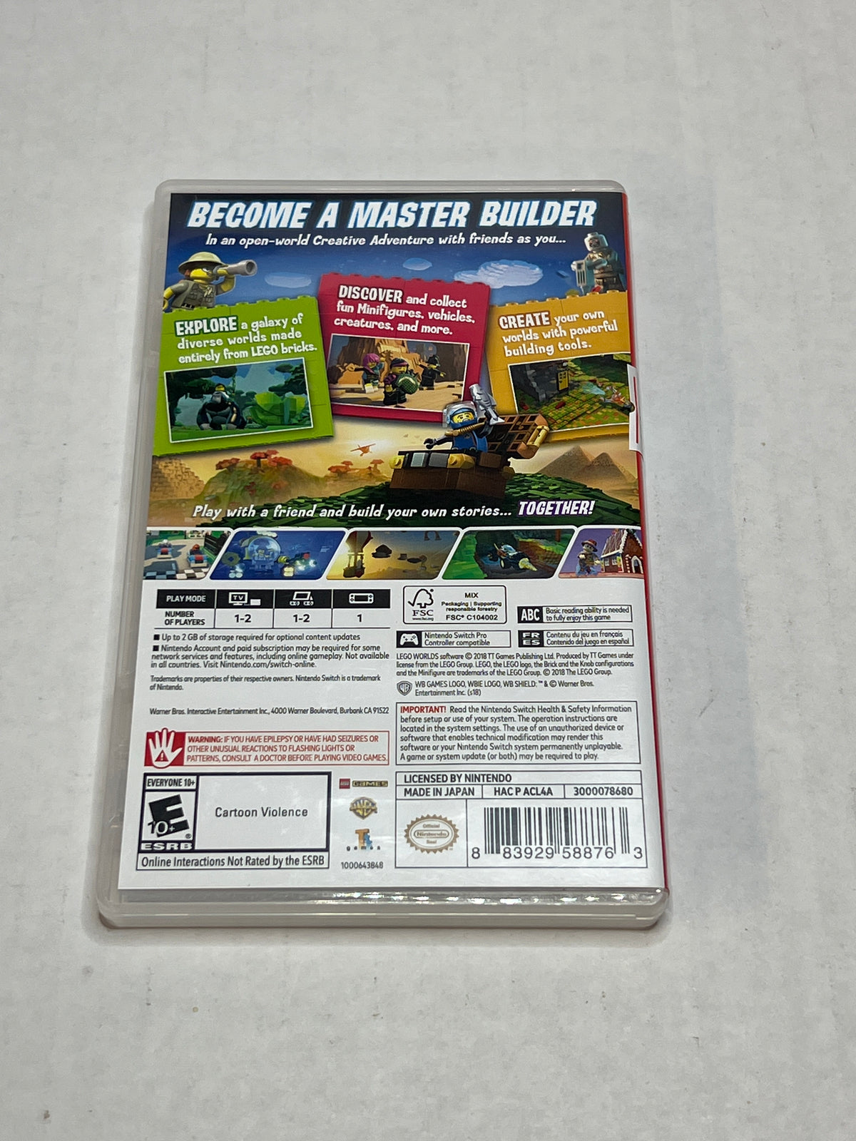 LEGO Worlds (Nintendo Switch) (CIB)