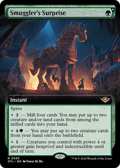 Smuggler's Surprise (Extended Art) (Outlaws of Thunder Junction) Light Play Foil