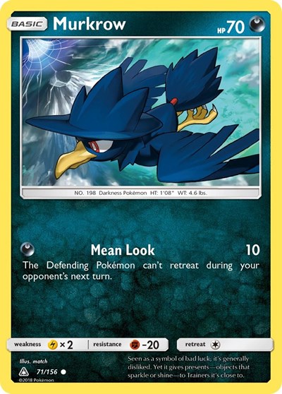 Murkrow (SM - Ultra Prism) Medium Play