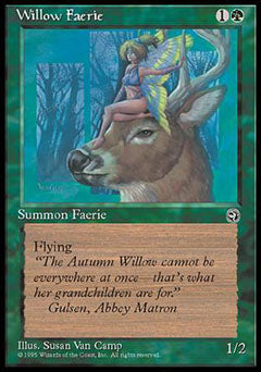 Willow Faerie (1) (Homelands) Light Play