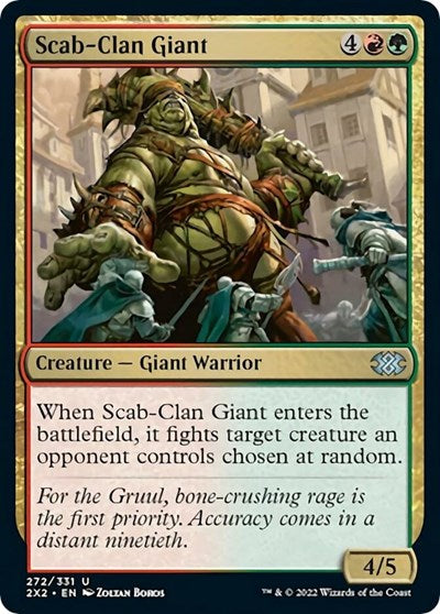 Scab-Clan Giant (Double Masters 2022) Light Play
