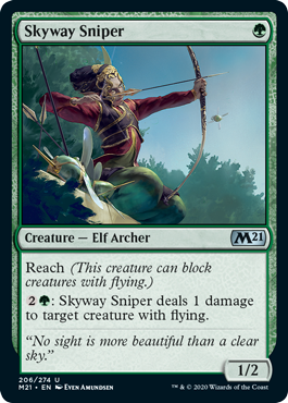 Skyway Sniper (Magic 2021 Core Set) Light Play