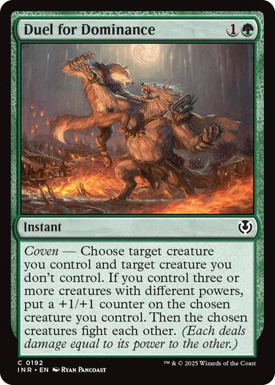 Duel for Dominance (Innistrad Remastered) Light Play