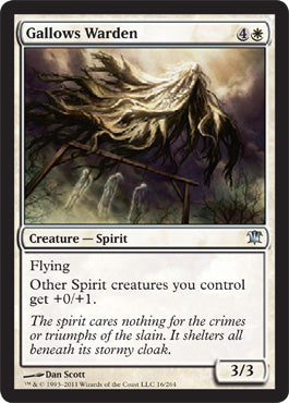 Gallows Warden (Innistrad) Light Play