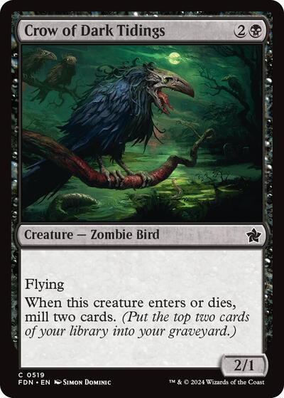 Crow of Dark Tidings (Foundations) Light Play