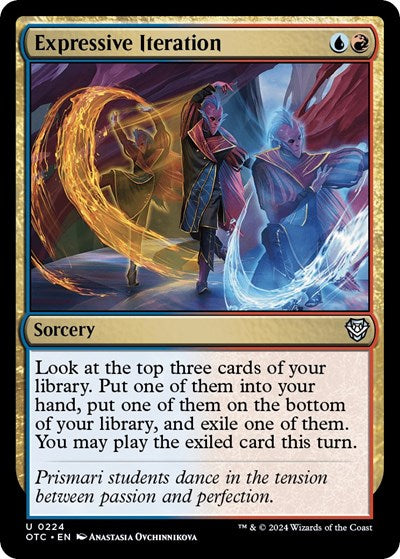 Expressive Iteration (Commander: Outlaws of Thunder Junction) Light Play