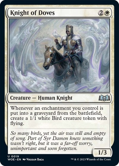 Knight of Doves (Wilds of Eldraine) Light Play