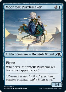 Moonfolk Puzzlemaker (Kamigawa: Neon Dynasty) Light Play