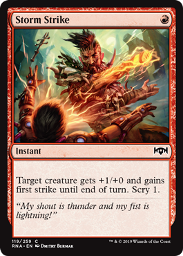 Storm Strike (Ravnica Allegiance) Light Play