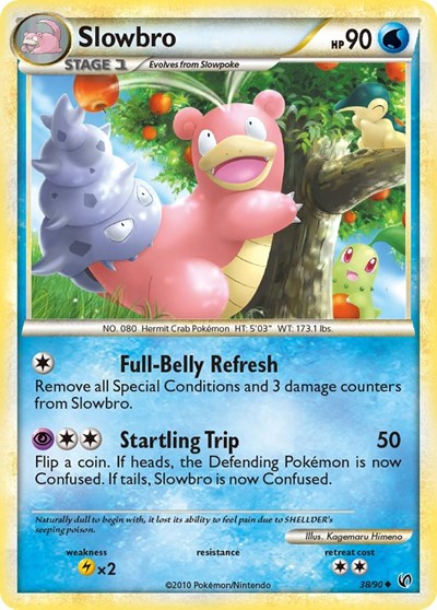Slowbro (Undaunted) Damaged / Poor