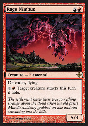 Rage Nimbus (Rise of the Eldrazi) Light Play
