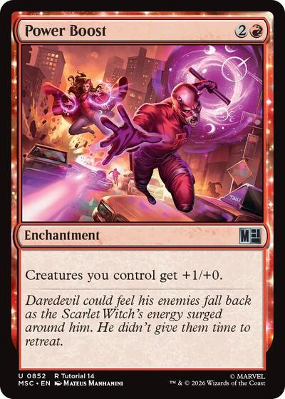 Power Boost (Commander: Marvel Super Heroes) Light Play