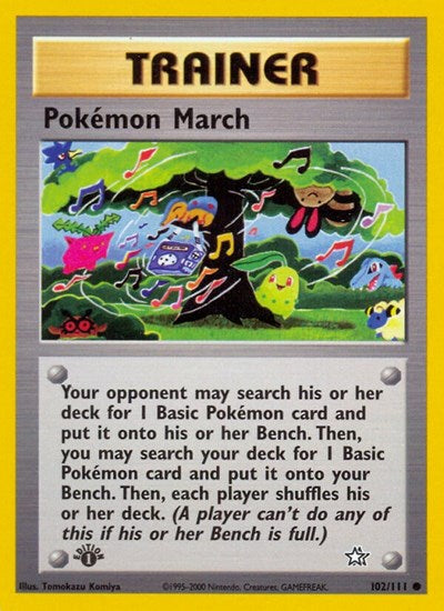 Pokemon March (Neo Genesis) Heavy Play Unlimited