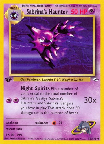 Sabrina's Haunter (Gym Heroes) Heavy Play Unlimited
