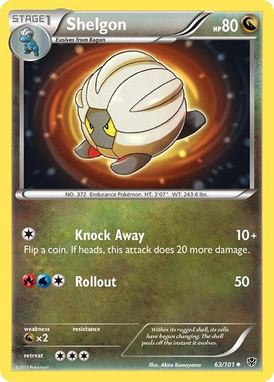 Shelgon (Plasma Blast) Medium Play Reverse Holofoil