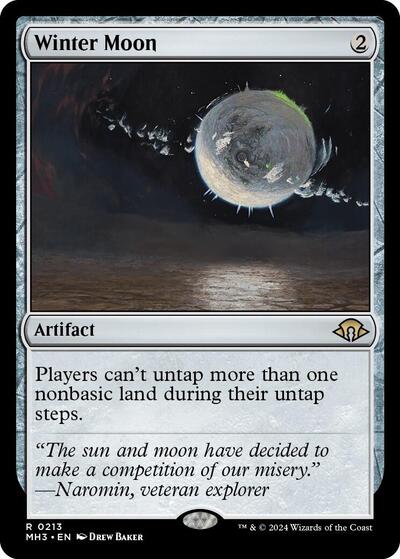 Winter Moon (Modern Horizons 3) Light Play Foil