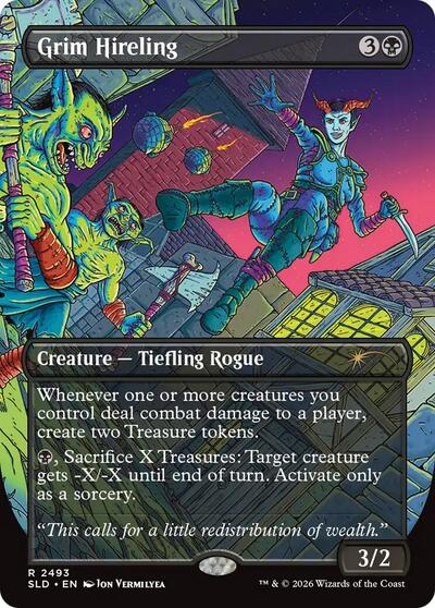 Grim Hireling (Secret Lair) Damaged / Poor Foil