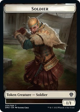 Soldier Token (Dominaria United) Light Play