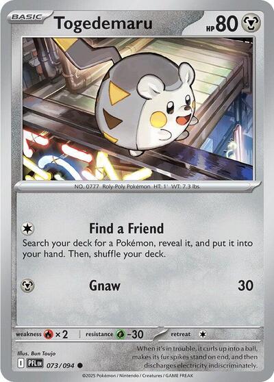 Togedemaru - 073 (ME02: Phantasmal Flames) Light Play