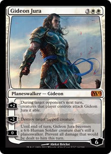 Gideon Jura (Magic 2012 Core Set) Medium Play