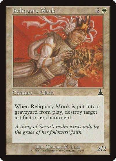 Reliquary Monk (Urza's Destiny) Light Play