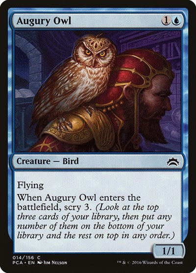 Augury Owl (Planechase Anthology) Light Play