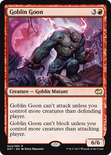 Goblin Goon (Duel Decks: Merfolk vs Goblins) Light Play