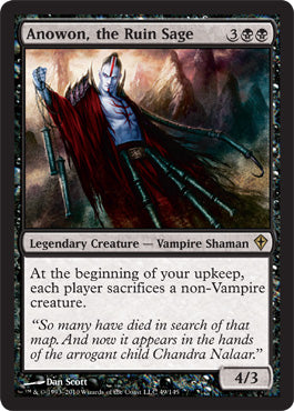Anowon, the Ruin Sage (Worldwake) Light Play