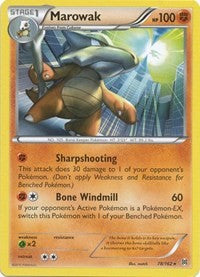 Marowak (XY - BREAKthrough) Heavy Play Reverse Holofoil