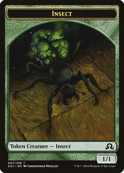 Insect Token (Shadows Over Innistrad) Light Play