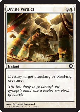 Divine Verdict (Theros) Light Play Foil