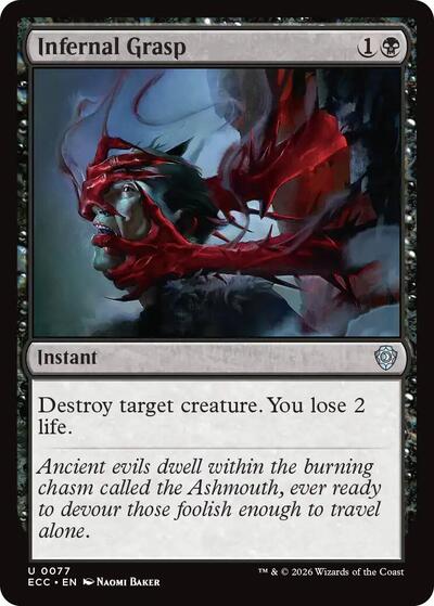 Infernal Grasp (Commander: Lorwyn Eclipsed) Light Play