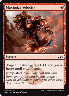 Maximize Velocity (Guilds of Ravnica) Light Play
