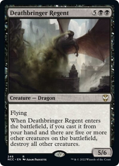 Deathbringer Regent (Commander: Streets of New Capenna) Damaged / Poor