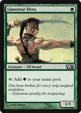 Llanowar Elves (Magic 2012 Core Set) Medium Play