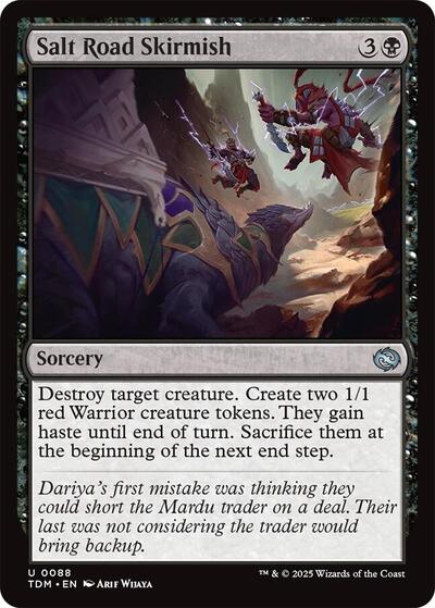 Salt Road Skirmish (Tarkir: Dragonstorm) Light Play