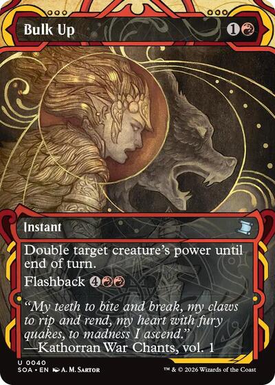 Bulk Up (Secrets of Strixhaven: Mystical Archive) Light Play Foil