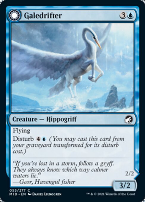 Galedrifter / Waildrifter (Innistrad: Midnight Hunt) Light Play