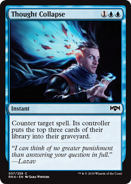 Thought Collapse (Ravnica Allegiance) Light Play