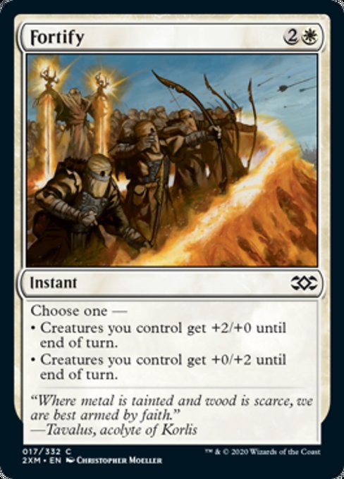 Fortify (Double Masters) Light Play