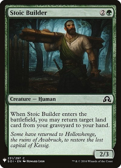 Stoic Builder (Mystery Booster) Light Play